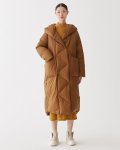 画像6: 22 Women's Aline Oversized down jacket shawl  coat Aライン オーバーサイズ ダック ダウンコート コクーンコート (6)