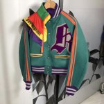 画像7: Irregular slim stitching striped jacket  スリムステッチイレギュラーショートジャケット ドッキング スタジャン (7)