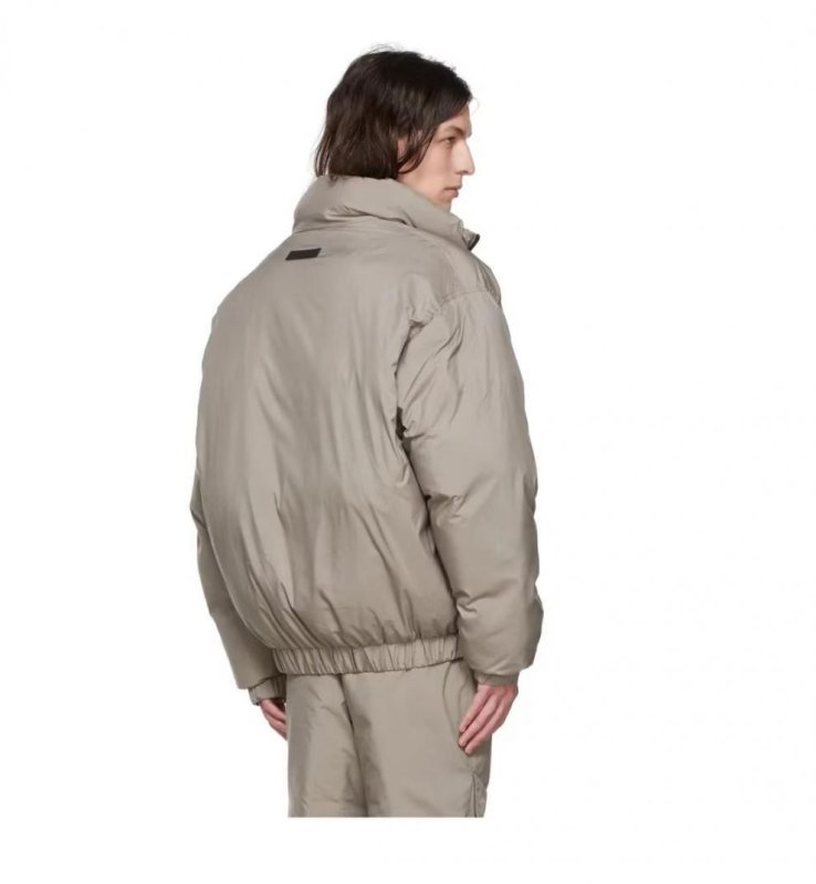 画像10: standard trend stand-up collar half zip Down jacket Jumper blouson ユニセッ クス男女兼用スタンドカラーハーフジップダウンジャケット スタジャン ブルゾンジャケット (10)