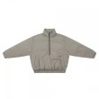 画像13: standard trend stand-up collar half zip Down jacket Jumper blouson　ユニセッ クス男女兼用スタンドカラーハーフジップダウンジャケット スタジャン ブルゾンジャケット (13)