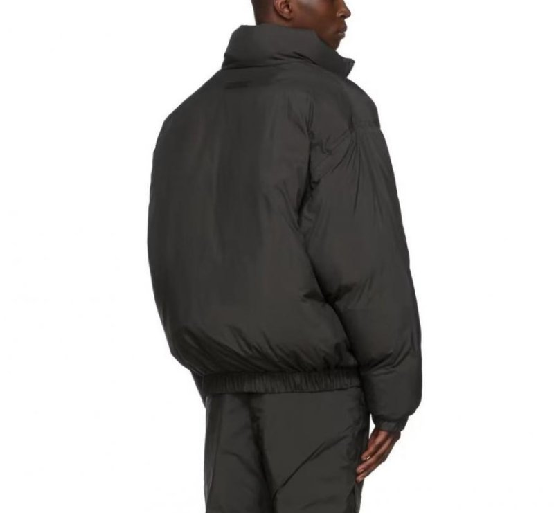 画像7: standard trend stand-up collar half zip Down jacket Jumper blouson ユニセッ クス男女兼用スタンドカラーハーフジップダウンジャケット スタジャン ブルゾンジャケット (7)