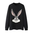 画像1: 23  LOONEY TUNES Bugs Bunny Embroidery Long Sleeve Sweat Pullover  バックスバニー 刺繍 ３D ロングスリーブ スウェット トレーナー (1)