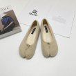 画像9:  tabi fur flat pumps　足袋 たびフラットファーモコモコパンプス　スリッポン (9)