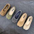 画像8:  tabi fur flat pumps　足袋 たびフラットファーモコモコパンプス　スリッポン (8)