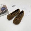 画像5:  tabi fur flat pumps　足袋 たびフラットファーモコモコパンプス　スリッポン (5)