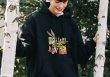 画像8: Bugs Bunny & Looney Tunes hoodie sweater  ユニセックス 男女兼用バックスバニー＆ルーニー・テューンズボックス プリント フーディスウェットパーカー (8)