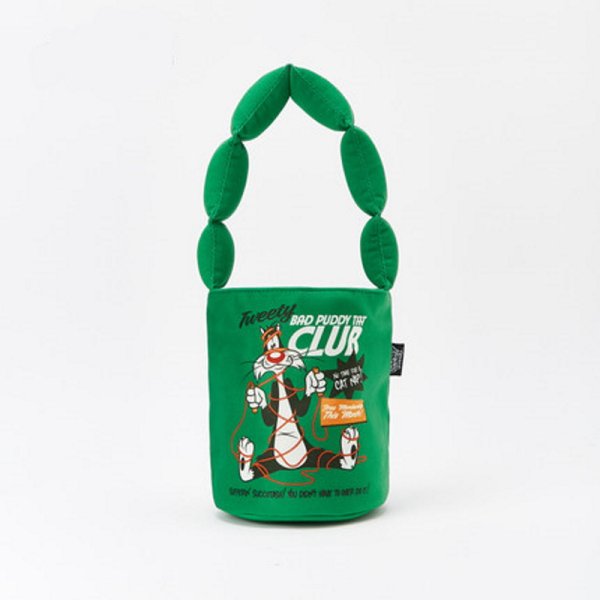 画像1: Bugs Bunny Looney Tunes sylvester bucket bag Tote  Bag　バックスバニールーニーテューンズシルベスターミニトートバッグ エコバッグ (1)