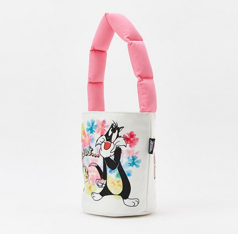 画像1: Bugs Bunny Looney Tunes bucket bag Tote  Bag　バックスバニールーニーテューンズミニトートバッグ エコバッグ (1)