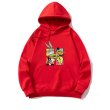 画像6: Bugs Bunny & Looney Tunes hoodie sweater  ユニセックス 男女兼用バックスバニー＆ルーニー・テューンズボックス プリント フーディスウェットパーカー (6)