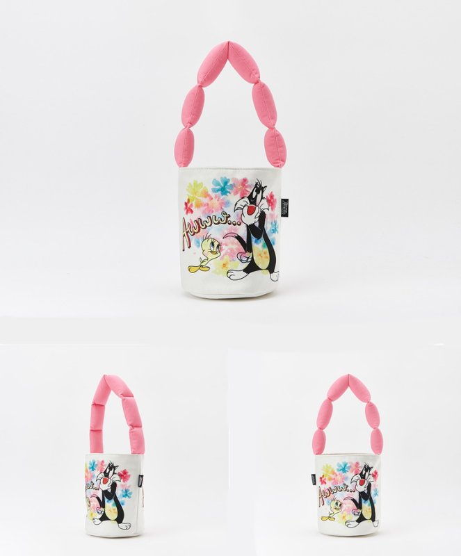 画像5: Bugs Bunny Looney Tunes bucket bag Tote  Bag　バックスバニールーニーテューンズミニトートバッグ エコバッグ (5)