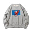 画像3: 22 kaws unisex Sesame Street Elmo Over Size pullover オーバーサイズ ユニセックス 男女兼用 カウズ セサミストリート エルモ スウェット トレーナー (3)