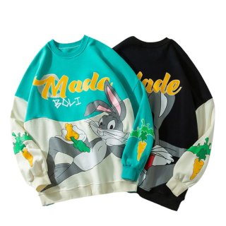 バックスバニー ペイントリメイクスウェットPainted Sweater