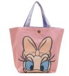 画像1: Daisy Duck Canvas Tote Shoulder Bag Eco Bag デイジーダックトートショルダーエコバッグ  (1)