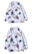 画像3: unisex Cartoon graffiti printing V-neck knitted  cardigan sweater   ユニセックス 男女兼用コミックVネックカーディガセーター (3)