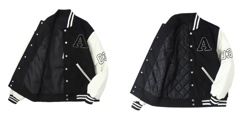 画像6: playing cards embroideryBASEBALL JACKET baseball uniform jacket blouson ユニセックス 男女兼用 トランプ カード刺繍スタジアムジャンパー スタジャン MA-1 ボンバー ジャケット ブルゾン (6)