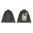 画像2: bugs bunny print Denim G Jean Jacket blouson ユニセックス 男女兼用 バックスバニープリントデニムGジャン ジャケット ブルゾン (2)