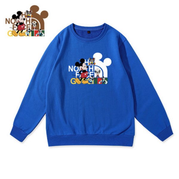 画像1: unisex mickey mouse face pullover   ユニセックス 男女兼用 ミッキーマウスフェイス プルオーバウェット トレーナー (1)