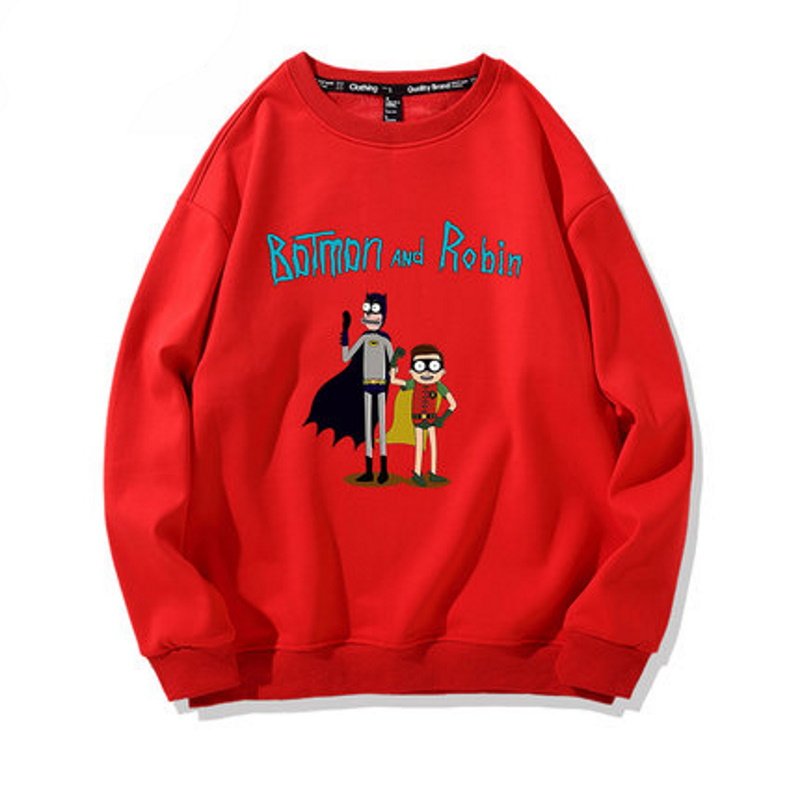 画像5: unisex Batman & Robin pullover   ユニセックス 男女兼用 バットマン＆ロビン プルオーバウェット トレーナー (5)