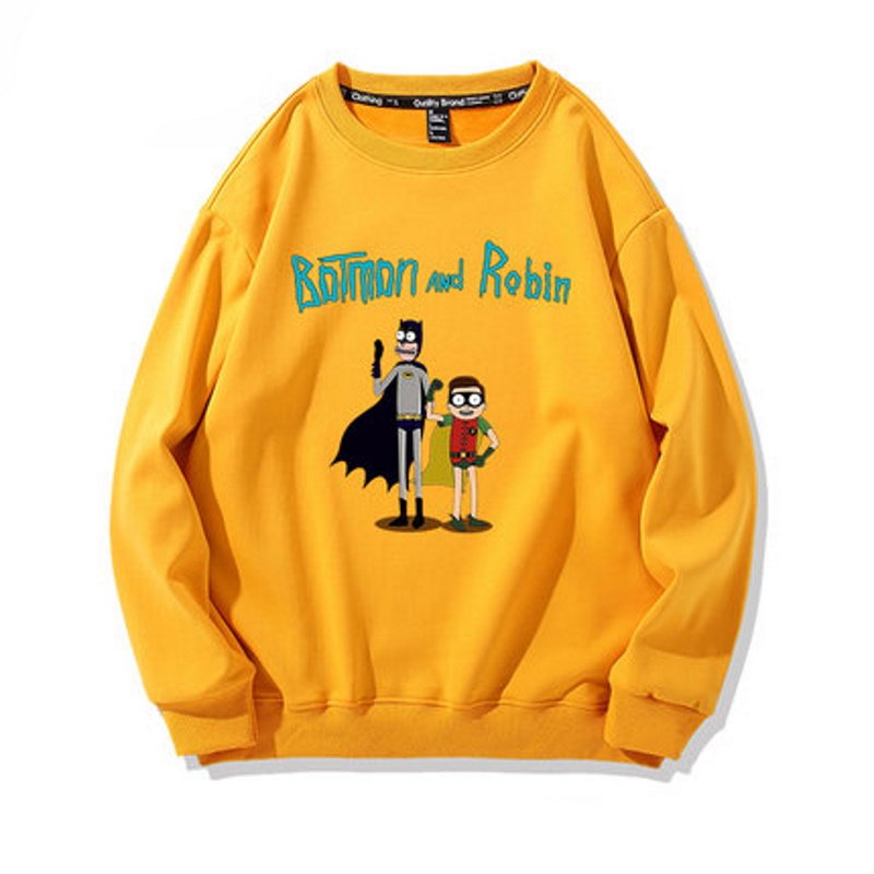 画像4: unisex Batman & Robin pullover   ユニセックス 男女兼用 バットマン＆ロビン プルオーバウェット トレーナー (4)