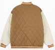 画像7: quilted stadium jumperBASEBALL JACKET baseball uniform jacket blouson ユニセックス 男女兼用 キルティングスタジアムジャンパー スタジャン MA-1 ボンバー ジャケット ブルゾン (7)