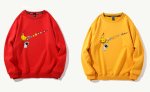 画像7: unisex Danger New Astronaut & Planet swoosh pullover   ユニセックス 男女兼用 デンジャラス宇宙飛行士×プラネット プルオーバウェット トレーナー (7)