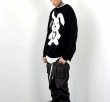 画像7: unisex rabbit braid sweater   ユニセックス 男女兼用ラビットうさぎ編うさぎセーター (7)