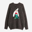 画像2: Rabbit x Little Mermaid Round Neck Sweater knit　ラビット×人魚姫ラウンドネックニットプルオーバーセーター  (2)