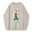 画像7: Rabbit x Little Mermaid Round Neck Sweater knit　ラビット×人魚姫ラウンドネックニットプルオーバーセーター  (7)
