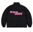 画像1: WH8SIS I don't know the name trend 8-word logo down cotton jacket　ユニセックス 男女兼用 8ワード ロゴダウンコートジャケット ブルゾン (1)