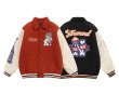 画像5: Tiger Enbrem stadium jumperBASEBALL JACKET baseball uniform jacket blouson ユニセックス 男女兼用 タイガー虎刺繍スタジアムジャンパー スタジャン MA-1 ボンバー ジャケット ブルゾン (5)