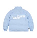 画像4: WH8SIS I don't know the name trend 8-word logo down cotton jacket　ユニセックス 男女兼用 8ワード ロゴダウンコートジャケット ブルゾン (4)