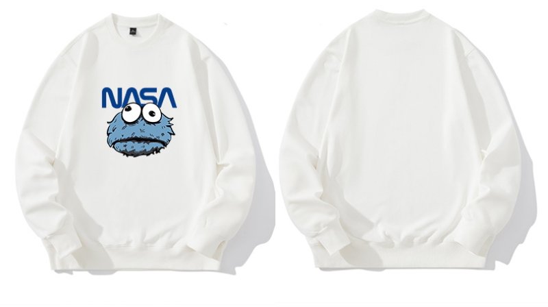 画像5: unisex NASA xCookie Monster  pullover   ユニセックス 男女兼用 ナサ×クッキーモンスター プルオーバーウェット トレーナー (5)