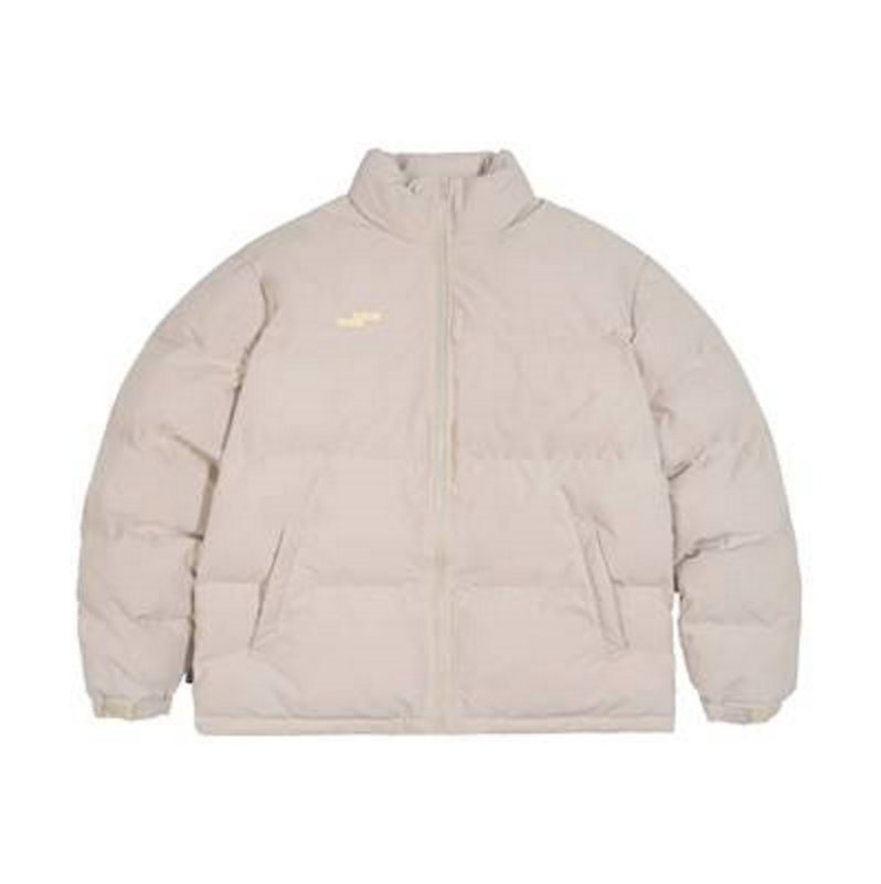 画像6: WH8SIS I don't know the name trend 8-word logo down cotton jacket ユニセックス 男女兼用 8ワード ロゴダウンコートジャケット ブルゾン (6)