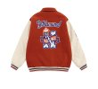 画像3: Tiger Enbrem stadium jumperBASEBALL JACKET baseball uniform jacket blouson ユニセックス 男女兼用 タイガー虎刺繍スタジアムジャンパー スタジャン MA-1 ボンバー ジャケット ブルゾン (3)