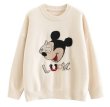 画像2: Blindfolded Mickey Mouse braided pullover Round Neck Sweater knit　目隠しミッキーマウス ミッキーラウンドネック編み込みニットプルオーバーセーター  (2)