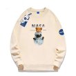 画像4: unisex Bear Astronaut x NASA  Print  pullover   ユニセックス 男女兼用 ベア宇宙飛行士×NASAナサプリント プルオーバウェット トレーナー (4)