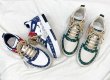 画像4: Men's  Ukiyo-e & FlowerLEATHER LACE-UP SNEAKERS shoes 　ユニセックス男女兼用浮世絵&フラワーレースアップ レザーハイカットスニーカー カジュアル シューズ (4)