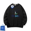 画像2: rick and morty broken nike Print  pullover   即納ユニセックス 男女兼用 リック・アンド・モーティ ブロークンナイキプリント プルオーバウェット トレーナー (2)