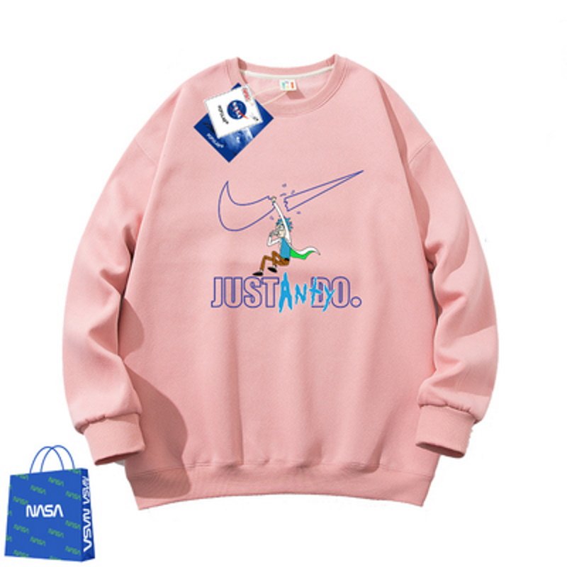 画像5: rick and morty broken swoosh Print  pullover   ユニセックス 男女兼用 リック・アンド・モーティ ブロークン スウォッシュ プリント プルオーバウェット トレーナー (5)