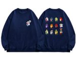 画像1: unisex NASA xghost Print  pullover   ユニセックス 男女兼用 NASAナサ×ゴーストプリント プルオーバウェット トレーナー (1)