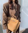 画像6: Cowhide Ladies Bag Large Capacity Handbag Shoulder BagTote Shoulder Bag　本革レザースマイルチャーム付きトートショルダーバッグ (6)