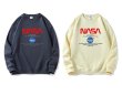 画像8: Simple Nasa Logo & Mark Print  pullover   ユニセックス 男女兼用シンプルナサNASAロゴ&マークプリント プルオーバウェット トレーナー (8)