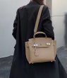 画像15: Cowhide Ladies Bag Large Capacity Handbag Shoulder BagTote Shoulder Bag　本革レザースマイルチャーム付きトートショルダーバッグ (15)