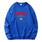画像6: Simple Nasa Logo & Mark Print  pullover   ユニセックス 男女兼用シンプルナサNASAロゴ&マークプリント プルオーバウェット トレーナー (6)