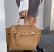 画像7: Cowhide Ladies Bag Large Capacity Handbag Shoulder BagTote Shoulder Bag　本革レザースマイルチャーム付きトートショルダーバッグ (7)