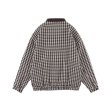 画像4: houndstooth zip-up jacket jumper JACKET  blouson ユニセックス 男女兼用 千鳥格子ジップアップジャケット  ブルゾン (4)