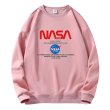 画像4: Simple Nasa Logo & Mark Print  pullover   ユニセックス 男女兼用シンプルナサNASAロゴ&マークプリント プルオーバウェット トレーナー (4)