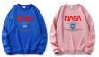 画像9: Simple Nasa Logo & Mark Print  pullover   ユニセックス 男女兼用シンプルナサNASAロゴ&マークプリント プルオーバウェット トレーナー (9)