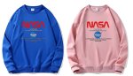 画像9: Simple Nasa Logo & Mark Print  pullover   ユニセックス 男女兼用シンプルナサNASAロゴ&マークプリント プルオーバウェット トレーナー (9)