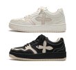 画像3: flower cross LACE-UP SNEAKERS shoes 　ユニセックス男女兼用フラワー十字架レースアップスニーカー カジュアル シューズ (3)